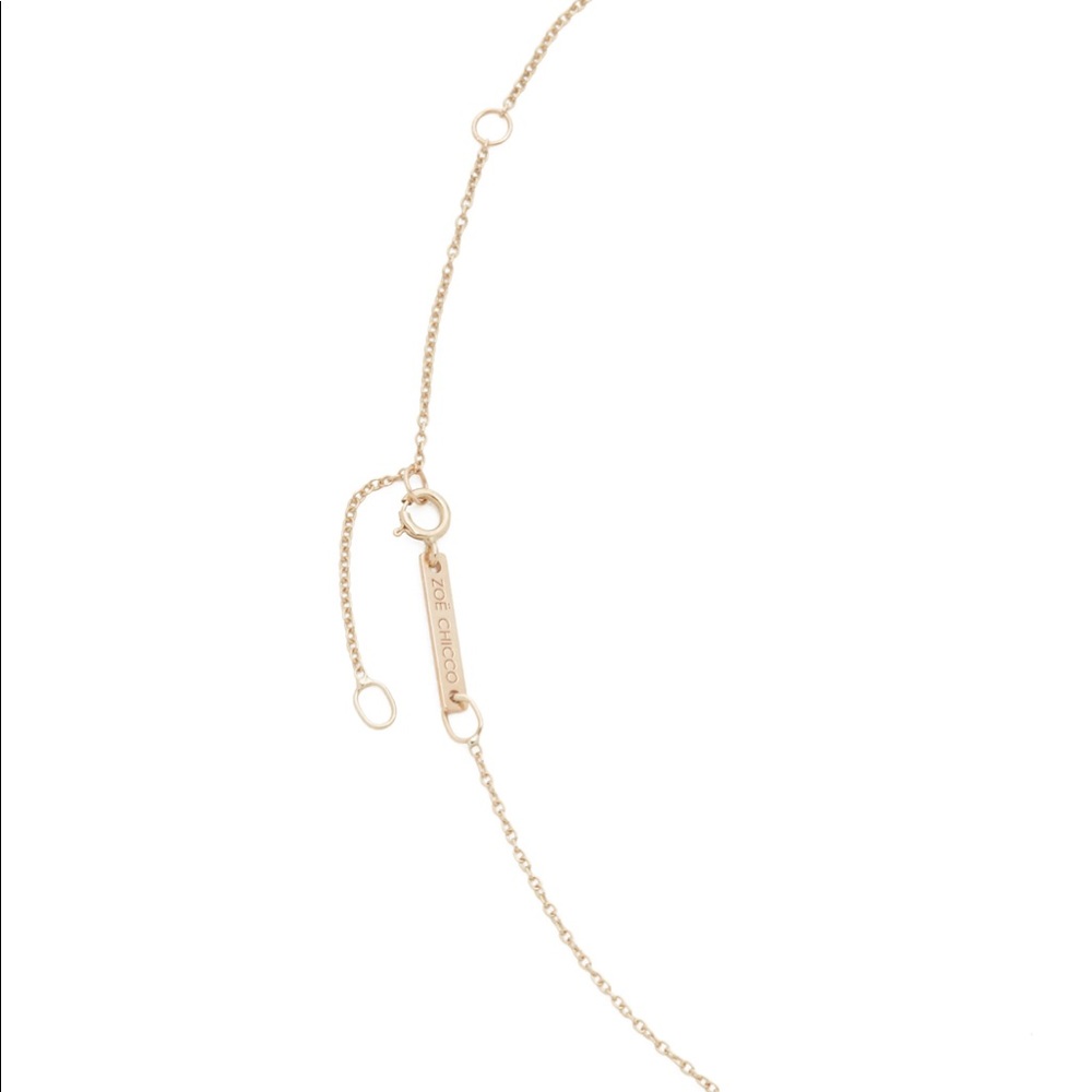 Zoe Chicco 14K YG Black Diamond Choker Necklace - Picture 3 of 4